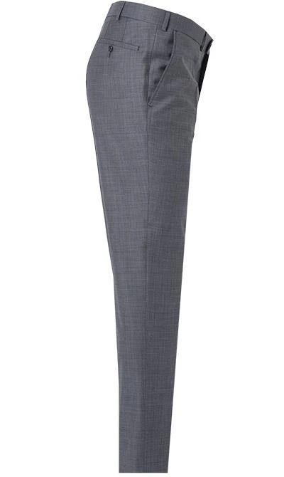 EDUARD DRESSLER Anzug 00720/6B01+3B25/41 Shaped Fit, Schurwolle Super110, Graublau meliert, Graublau 10 EDUARD DRESSLER Anzug 00720/6B01+3B25/41 Shaped Fit, Schurwolle Super110, Graublau meliert, Graublau – Bild 8