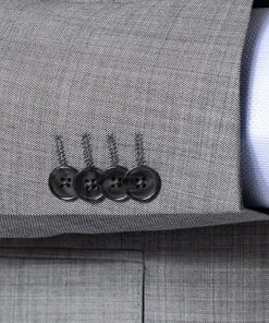 EDUARD DRESSLER Anzug 00720/6B01+3B25/15 Shaped Fit, Schurwolle Super110, Grau meliert, Grau -Anzüge & Westen Verkäufe 348797 norm4