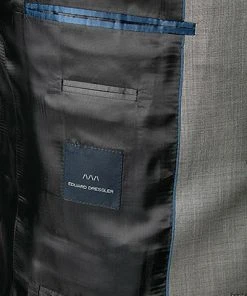 EDUARD DRESSLER Anzug 00720/6B01+3B25/15 Shaped Fit, Schurwolle Super110, Grau meliert, Grau -Anzüge & Westen Verkäufe 348797 norm6
