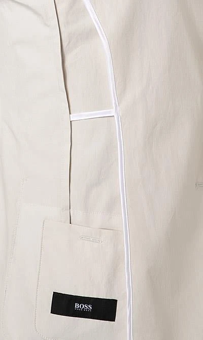 BOSS Anzug Nolvay-Pero 50433784+795/102 Slim Fit, Baumwolle ungefüttert, Ecru, Hellbeige 7 BOSS Anzug Nolvay-Pero 50433784+795/102 Slim Fit, Baumwolle ungefüttert, Ecru, Hellbeige – Bild 5
