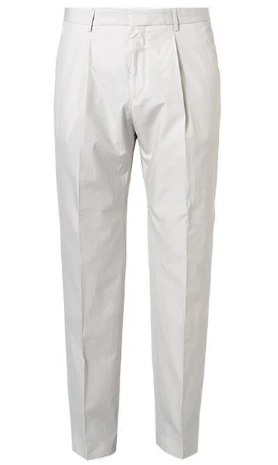 BOSS Anzug Nolvay-Pero 50433784+795/102 Slim Fit, Baumwolle ungefüttert, Ecru, Hellbeige 8 BOSS Anzug Nolvay-Pero 50433784+795/102 Slim Fit, Baumwolle ungefüttert, Ecru, Hellbeige – Bild 6