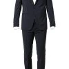 Pierre Cardin Anzug 41220+71738/850/94602/3000 Smoking, Modern Fit, Schurwolle Super110, Marine