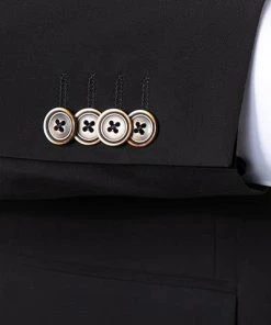 Pierre Cardin Anzug 42256+72437/810/94470/2000 Modern Fit, Mikrofaser wasserabweisend, Schwarz -Anzüge & Westen Verkäufe 349449 norm4