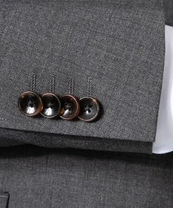 Windsor Anzug Garon/Santio 30021716+717/025 Anzug Garon-Santio, Shaped Fit, Schurwoll-Stretch, Grau meliert, Grau -Anzüge & Westen Verkäufe 350656 norm4