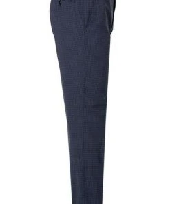 JOOP! Hose Blayr 30023040/410 Slim Fit, Schurwoll-Stretch, Dunkelbau kariert, Dunkelblau -Anzüge & Westen Verkäufe 351758 norm3