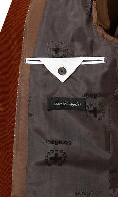 Strellson Anzug Alzer/Luc 30024162+30024163/823 Anzug Alzer-Luc, Slim Fit, Cord, Rostbraun 7 Strellson Anzug Alzer/Luc 30024162+30024163/823 Anzug Alzer-Luc, Slim Fit, Cord, Rostbraun – Bild 5