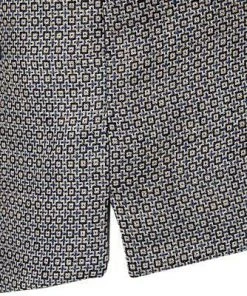 Schneiders Weste Henro 341/0079/4020 Trachtenweste, Leinen, Beige-blau gemustert, Beige-blau -Anzüge & Westen Verkäufe 352640 norm4