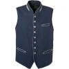 Schneiders Trachtenweste Maarten GD 331/0044/4889 Baumwolle-Leinen, Marine -Anzüge & Westen Verkäufe 352645 norm