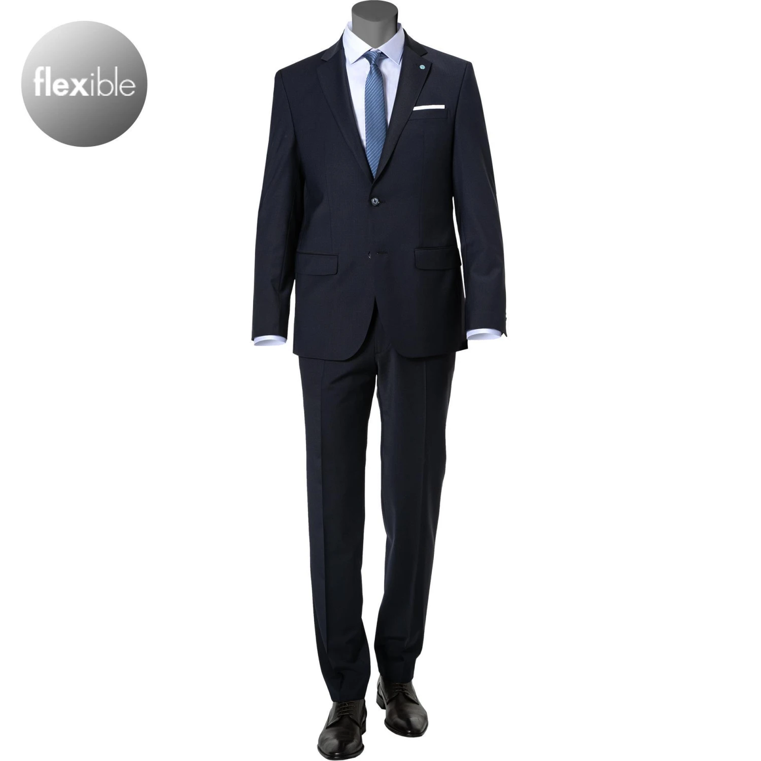 Pierre Cardin Anzug 52253+72240/810/14001/3010 Regular Fit, Schurwoll-Stretch Futureflex, Nachtblau , Nachtblau 3 Pierre Cardin Anzug 52253+72240/810/14001/3010 Regular Fit, Schurwoll-Stretch Futureflex, Nachtblau , Nachtblau