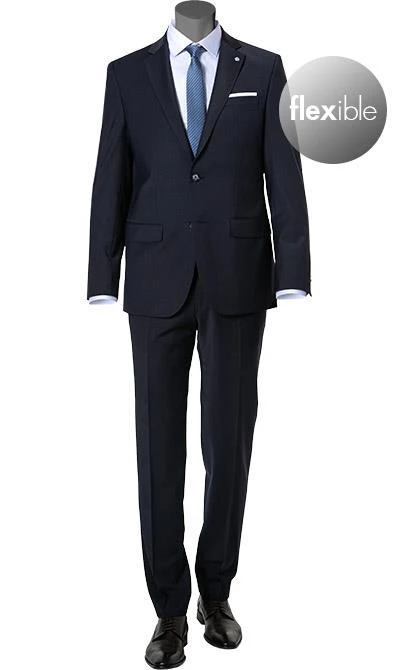 Pierre Cardin Anzug 52253+72240/810/14001/3010 Regular Fit, Schurwoll-Stretch Futureflex, Nachtblau , Nachtblau 4 Pierre Cardin Anzug 52253+72240/810/14001/3010 Regular Fit, Schurwoll-Stretch Futureflex, Nachtblau , Nachtblau – Bild 2