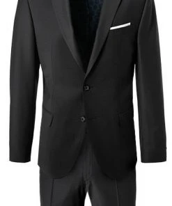Pierre Cardin Anzug 52253+72240/810/14001/2000 Regular Fit, Schurwoll-Stretch Futureflex, Schwarz -Anzüge & Westen Verkäufe 353123 norm2