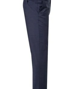 EDUARD DRESSLER Hose Jim 00540/3B35/45 Schurwolle Super110, Dunkelblau -Anzüge & Westen Verkäufe 353203 norm3