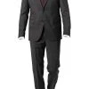 EDUARD DRESSLER Anzug Sean/Jim 00540/5B31+3B35/24 Shaped Fit, Schurwolle Super110, Anthrazit