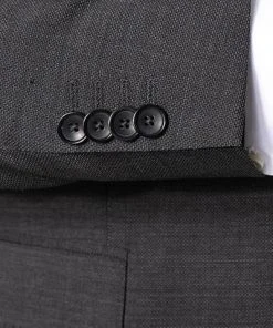 EDUARD DRESSLER Anzug Sean/Jim 00540/5B31+3B35/24 Shaped Fit, Schurwolle Super110, Anthrazit -Anzüge & Westen Verkäufe 353206 norm4