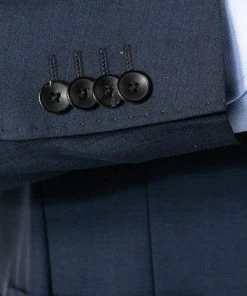 Windsor Anzug Garon/Santio 30021716+30021717/410 Anzug Garon-Santio, Shaped Fit, Schurwoll-Stretch, Dunkelbau meliert, Dunkelblau -Anzüge & Westen Verkäufe 353279 norm4