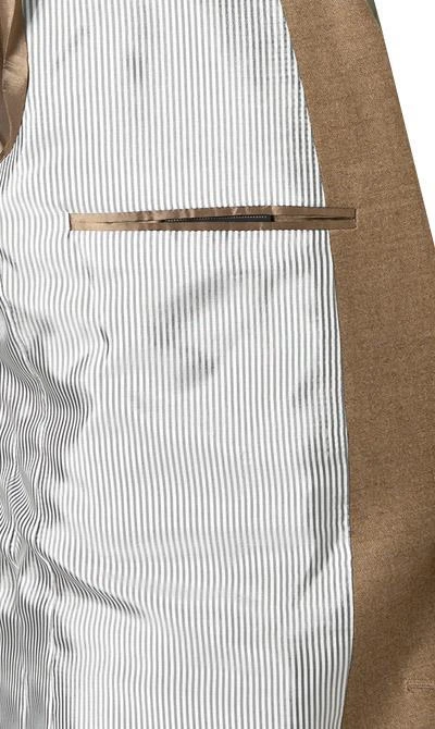BOSS Anzug Hartlay-Giro 50438515+510/262 Slim Fit, Schurwoll-Stretch, Beige meliert, Beige 9 BOSS Anzug Hartlay-Giro 50438515+510/262 Slim Fit, Schurwoll-Stretch, Beige meliert, Beige – Bild 7