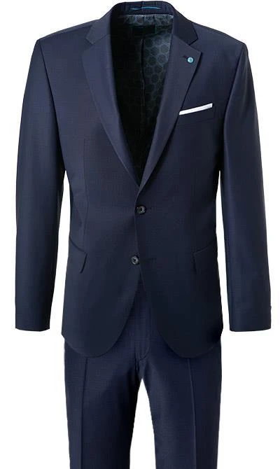 Pierre Cardin Anzug 52253+72240/810/14001/3150 Regular Fit, Schurwoll-Stretch Futureflex, Marine 5 Pierre Cardin Anzug 52253+72240/810/14001/3150 Regular Fit, Schurwoll-Stretch Futureflex, Marine – Bild 3