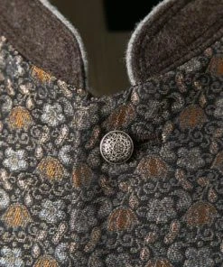 Schneiders Trachtenweste Henri 327/2102/3130 Mikrofaser-Baumwolle, Braun gemustert, Braun -Anzüge & Westen Verkäufe 354571 norm3