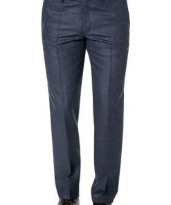 HILTL Hose Piacenza 42053/34600/48 Regular Fit, Schurwolle, Dunkelblau meliert