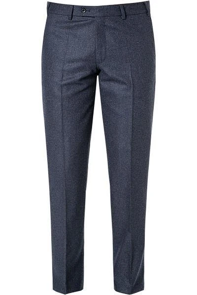 HILTL Hose Piacenza 42053/34600/48 Regular Fit, Schurwolle, Dunkelblau meliert 4 HILTL Hose Piacenza 42053/34600/48 Regular Fit, Schurwolle, Dunkelblau meliert – Bild 2