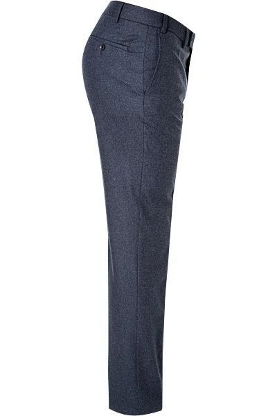 HILTL Hose Piacenza 42053/34600/48 Regular Fit, Schurwolle, Dunkelblau meliert 5 HILTL Hose Piacenza 42053/34600/48 Regular Fit, Schurwolle, Dunkelblau meliert – Bild 3