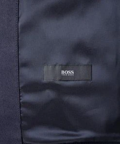 BOSS Anzug Nolwin/Bardon 50438503+50440817/401 Slim Fit, Schurwolle, Dunkelblau -Anzüge & Westen Verkäufe 357004 norm4