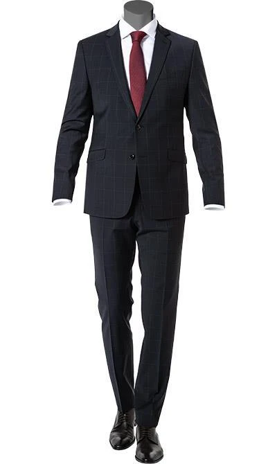 Strellson Anzug Allen/Mercer 30025247+8/401 Anzug Allen-Mercer, Slim Fit, Schurwoll-Stretch, Dunkelblau kariert, Dunkelblau 3 Strellson Anzug Allen/Mercer 30025247+8/401 Anzug Allen-Mercer, Slim Fit, Schurwoll-Stretch, Dunkelblau kariert, Dunkelblau