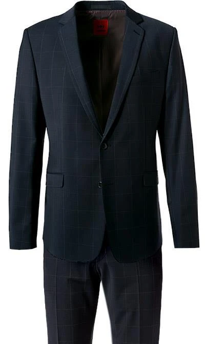 Strellson Anzug Allen/Mercer 30025247+8/401 Anzug Allen-Mercer, Slim Fit, Schurwoll-Stretch, Dunkelblau kariert, Dunkelblau 4 Strellson Anzug Allen/Mercer 30025247+8/401 Anzug Allen-Mercer, Slim Fit, Schurwoll-Stretch, Dunkelblau kariert, Dunkelblau – Bild 2