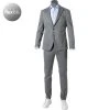 Pierre Cardin Anzug 42285+72534/810/14300/2600 Jersey, Silbergrau meliert, Silbergrau