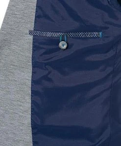 Pierre Cardin Anzug 42285+72534/810/14300/2600 Jersey, Silbergrau meliert, Silbergrau -Anzüge & Westen Verkäufe 358526 norm5