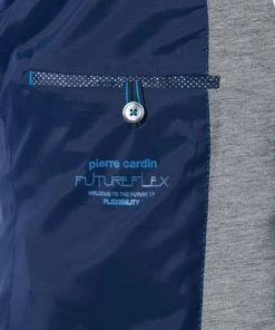 Pierre Cardin Anzug 42285+72534/810/14300/2600 Jersey, Silbergrau meliert, Silbergrau -Anzüge & Westen Verkäufe 358526 norm6