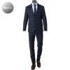 Pierre Cardin Anzug 42288+72534/810/14269/3200 Modern Fit, Mikrofaser, Blau kariert, Blau -Anzüge & Westen Verkäufe 358529 master