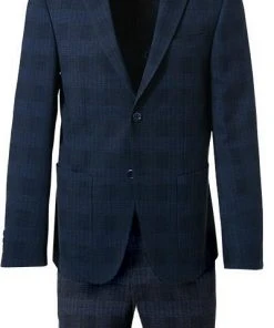 Pierre Cardin Anzug 42288+72534/810/14269/3200 Modern Fit, Mikrofaser, Blau kariert, Blau -Anzüge & Westen Verkäufe 358529 norm2