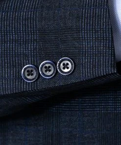 Pierre Cardin Anzug 42288+72534/810/14269/3200 Modern Fit, Mikrofaser, Blau kariert, Blau -Anzüge & Westen Verkäufe 358529 norm4