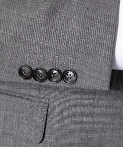 Carl Gross Anzug 90-0S0/325062+339593/81 Modern Fit, Schurwolle Super110, Grau meliert, Grau -Anzüge & Westen Verkäufe 359278 norm4