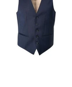 bugatti Anzug 99801/793000+788300+780200/380 Anzug mit Weste, Modern Fit, Merinowolle, Nachtblau -Anzüge & Westen Verkäufe 359307 norm4