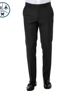 Carl Gross Hose Sven-TRF 00-071S0/147924/83 Modern Fit, Woll-Stretch, Graphit meliert, Graphit