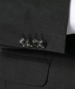 Carl Gross Anzug 00-071S0/147921+24/83 Modern Fit, Woll-Stretch, Graphit meliert, Graphit -Anzüge & Westen Verkäufe 359546 norm4