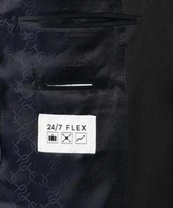 Carl Gross Anzug 00-071S0/147921+24/83 Modern Fit, Woll-Stretch, Graphit meliert, Graphit -Anzüge & Westen Verkäufe 359546 norm6