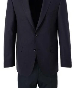 Carl Gross Anzug 00-071S0/147921+24/63 Modern Fit, Woll-Stretch, Dunkelblau meliert, Dunkelblau -Anzüge & Westen Verkäufe 359547 norm2