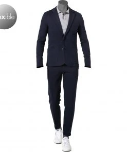 JUVIA Anzug 95015029+93015028/37/880 Baumwolle ungefüttert, Navy