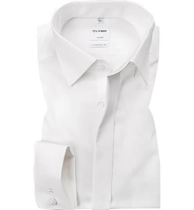 OLYMP Hemd Luxor Comfort Fit 0295/65/00 Popeline, Weiß 3 OLYMP Hemd Luxor Comfort Fit 0295/65/00 Popeline, Weiß