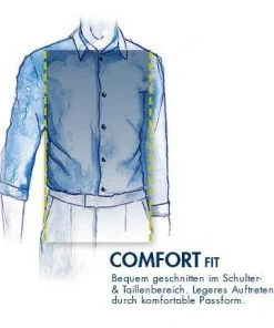 OLYMP Hemd Luxor Comfort Fit 0295/65/00 Popeline, Weiß 7 OLYMP Hemd Luxor Comfort Fit 0295/65/00 Popeline, Weiß -Anzüge & Westen Verkäufe 36013 norm3