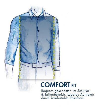 OLYMP Hemd Luxor Comfort Fit 0295/65/00 Popeline, Weiß 5 OLYMP Hemd Luxor Comfort Fit 0295/65/00 Popeline, Weiß – Bild 3