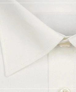 Seidensticker Tailored Kent UMA 021006/21 Hemd, Tailored Fit, Popeline, Ecru, Ecrue