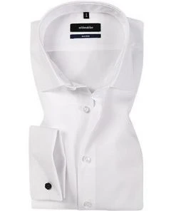 Seidensticker Tailored Kent UMA 021006/01 Hemd, Tailored Fit, Popeline, Weiß, Weiss -Anzüge & Westen Verkäufe 36032 norm