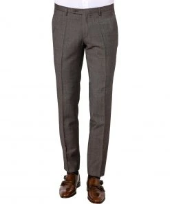 CG Hose Pascal 90-146N0/430013/72 Slim Fit, Schurwolle, Braun