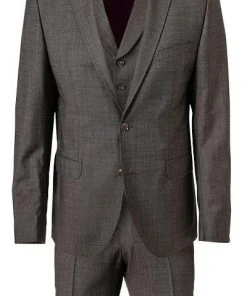 CG Anzug 90-146N0/424002+430013+441043/72 Anzug mit Weste, Schurwolle, Braun -Anzüge & Westen Verkäufe 360558 norm2