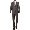 CG Anzug 90-146N0/424002+430013/72 Slim Fit, Schurwolle, Braun meliert , Braun -Anzüge & Westen Verkäufe 360559 master