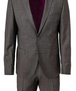 CG Anzug 90-146N0/424002+430013/72 Slim Fit, Schurwolle, Braun meliert , Braun -Anzüge & Westen Verkäufe 360559 norm2